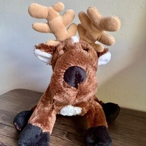 Webkinz Ganz Brown Reindeer Plush 8 Inch Stuffed Animal HM137 No Code